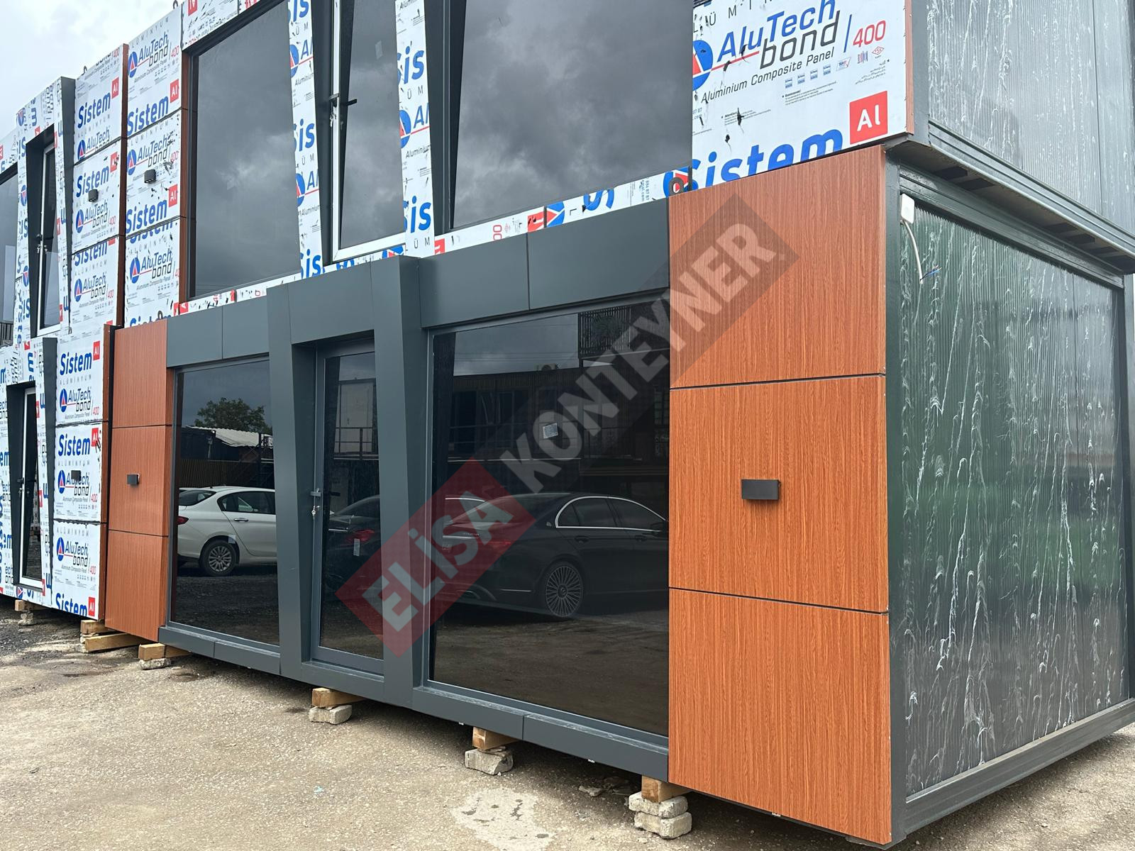 ÖZEL KOMPOZİTLİ TEK ODA WC MUTFAKLI OFİS YAPI görseli 8