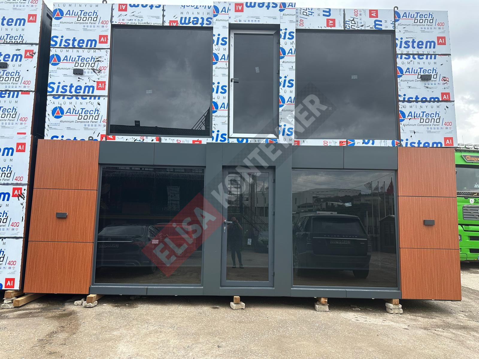 ÖZEL KOMPOZİTLİ TEK ODA WC MUTFAKLI OFİS YAPI - Ofis Konteyner
