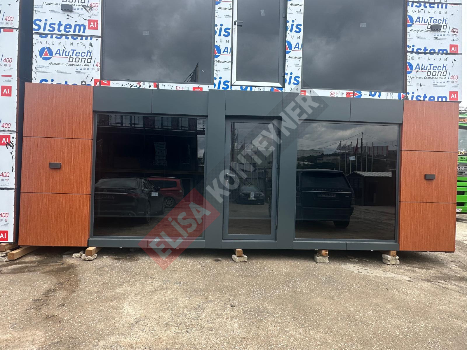 ÖZEL KOMPOZİTLİ TEK ODA WC MUTFAKLI OFİS YAPI görseli 7
